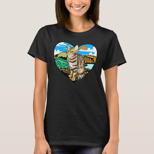 Bengaal Cat 5 T-shirt (Voorkant)