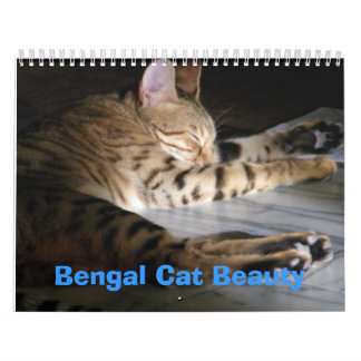 Bengaal Cat Beauty Kalender