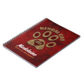 Bengaal Cat Breed Red en Cheetah Notitieboek (Linkerzijde)