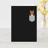 Bengaal Cat Leopard Cat Lover Kaart (Gele Bloem)