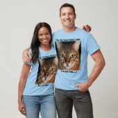 Bengaal Cat Mannen T-Shirt "Ik ben de baas......" (Unisex)