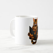Bengaal Cat Pocket Ripper Pocket Bengal Lover Koffiemok (Voorkant links)