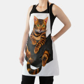 Bengaal Cat Pocket Ripper Pocket Bengal Lover Schort (Insitu)