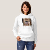 Bengaal Cat Womens Hoodie "CRAZY CAT LADY" (Voorkant volledig)