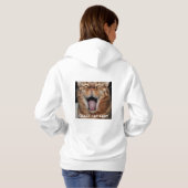 Bengaal Cat Womens Hoodie "CRAZY CAT LADY" (Achterkant volledig)