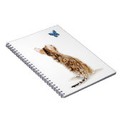 Bengaal kat en vlinder notitieboek (Rechterzijde)