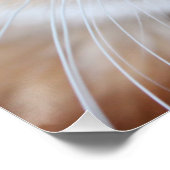 Bengaal kat-gezicht foto wand Glanzend Poster (Hoek)