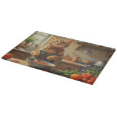 Bengaal Kat Kookt in Keuken Snijplank (Hoek)