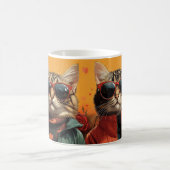 Bengaal Kat Met Hart Rozen Valentijnsdag Koffiemok (Center)
