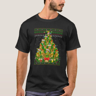 Bengaal kat met kerstverlichting Bengaal kat Ugly  T-shirt