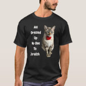 Bengaal kat met klokje dat allemaal is aangedrukt  t-shirt (Voorkant)