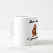 Bengaal kattebakje, eigenaar van het busje koffiemok (Voorkant links)