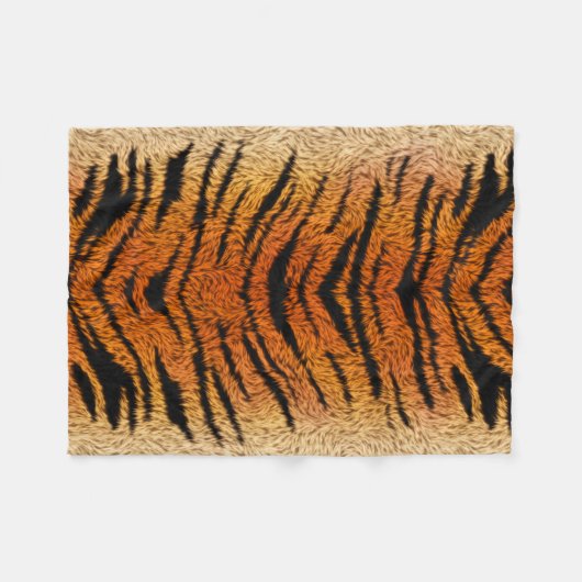 Bengaal Tiger Animal Fur Fleece Deken (Voorkant (Horizontaal))