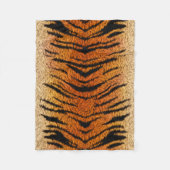 Bengaal Tiger Animal Fur Fleece Deken (Voorkant)