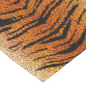 Bengaal Tiger Animal Fur Korte Tafelloper (Hoek)