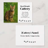  Bengaals Cattery-Visitekaartje Visitekaartje (Voorkant / Achterkant)