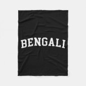 Bengaals  fleece deken (Voorkant)