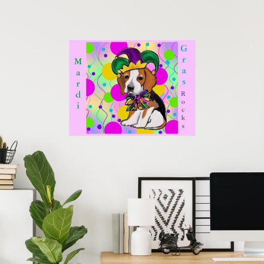 Bengaals honden poster (Thuiskantoor)