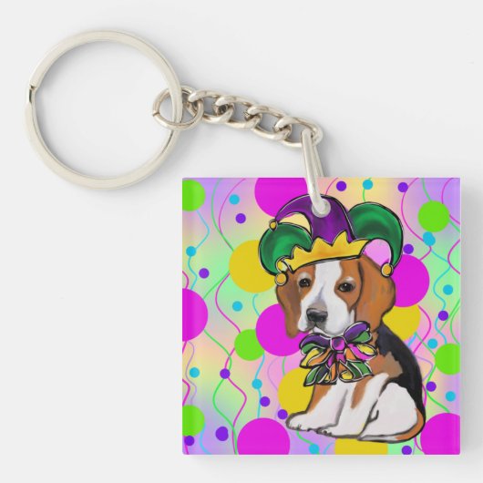 Bengaals honden sleutelhanger (voorkant)