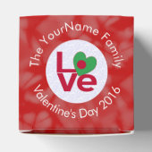 Bengaals Vlag Hart Rood LIEFDE Bedankdoosjes (Bovenkant)