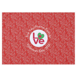 Bengaals Vlag Hart Rood LIEFDE Tafelkleed