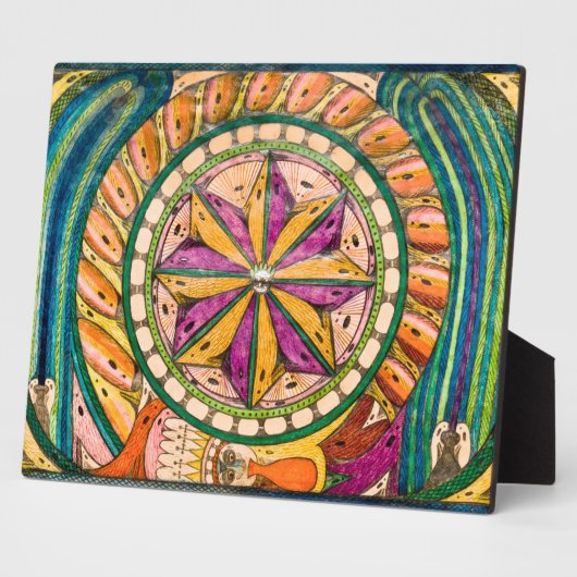 Bengaals vuurwerk | Adolf Wolfli | Fotoplaat (Zijkant)