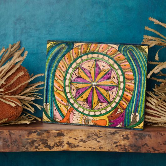 Bengaals vuurwerk | Adolf Wolfli | Fotoplaat (Zijkant)