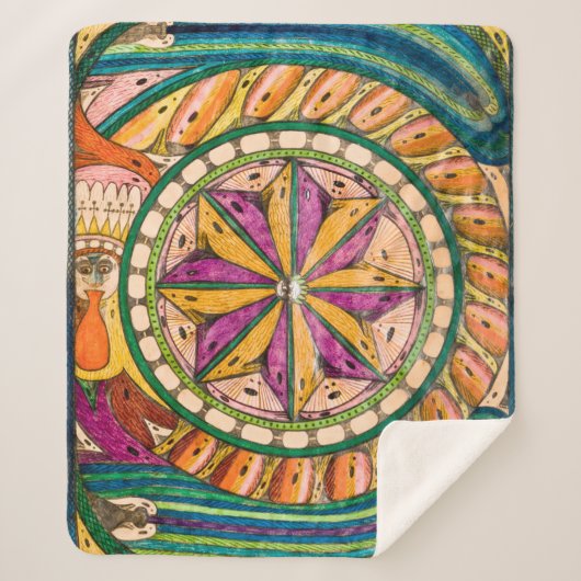 Bengaals vuurwerk | Adolf Wolfli | Sherpa Deken (Voorkant)