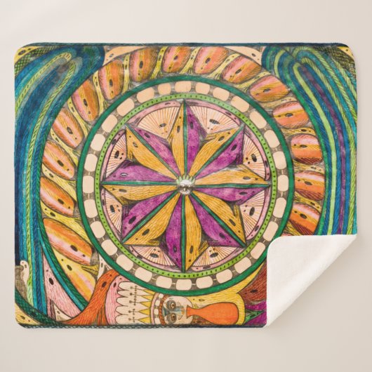 Bengaals vuurwerk | Adolf Wolfli | Sherpa Deken (Voorkant (horizontaal))