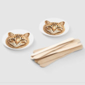 Bengaalse Cat 3D geïnspireerd Handwaaier (Niet-gemonteerd)