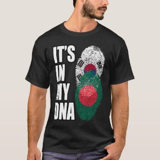 Bengaalse en Zuid-Koreaanse vlag voor het behoud v T-shirt