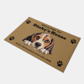 Bengaalse hond deurmat (Schuin)