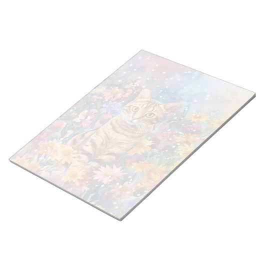 Bengaalse kat - 11 x 8,5-inch Notitieblok (Schuin)