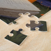 Bengaalse kat grillig Halloween schilderij Legpuzzel (Zijkant)