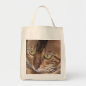 Bengaalse kat - herbruikbare Canvas tas (Voorkant)