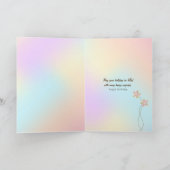 Bengaalse kat in kartonnen doos verjaardag kaart (Binnen)