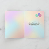 Bengaalse kat in kartonnen doos voor 85e verjaarda kaart (Binnen)