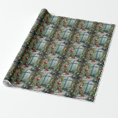 Bengaalse Kat Kerst Conservatorium Jungle Cadeaupapier (Uitgerold)