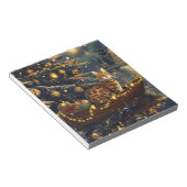 Bengaalse kat kerstvakantie reis notitieblok (Schuin)