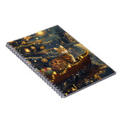 Bengaalse kat kerstvakantie reis notitieboek (Rechterzijde)