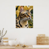 Bengaalse kat - Kunstdruk Poster (Keuken)
