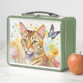 Bengaalse kat thema lunchbox (In situ)