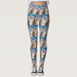 Bengaalse kat Winter Wonderland Christmas Joy Leggings<br><div class="desc">Zijn feestelijke ontwerp legt de vrolijke sfeer van het vakantieseizoen vast, met een schattig kitten met een kerstmuts. De kat is genesteld in een winterwonderland, compleet met een sneeuwpop, een versierde kerstboom en prachtig verpakte cadeaus. Sneeuwvlokken herfsten zachtjes en voegen een magische toets toe aan het tafereel, terwijl de levendige...</div>