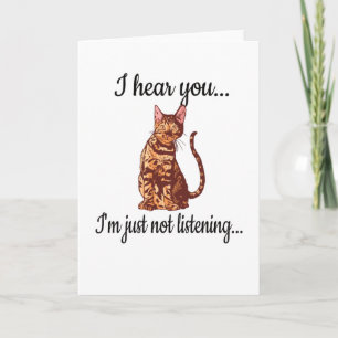 Bengaalse kattenliefhebber katteneigenaar Rosetted Kaart
