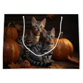 Bengaalse Kitten Herfst Delight Pompoen Groot Cadeauzakje (Voorkant)