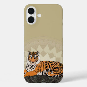 bengaalse mandala-bamboe iPhone 16 plus hoesje