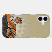 bengaalse mandala-bamboe iPhone hoesje (Achterkant horizontaal)