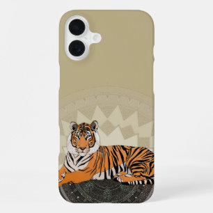 bengaalse mandala-bamboe iPhone 16 plus hoesje