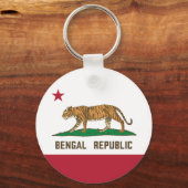 Bengaalse Republiek tijger - Bengaalse Pride Sleutelhanger (Achterkant)