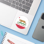 Bengaalse Republiek tijger - Bengaalse Pride Sticker (Laptop met iPhone)